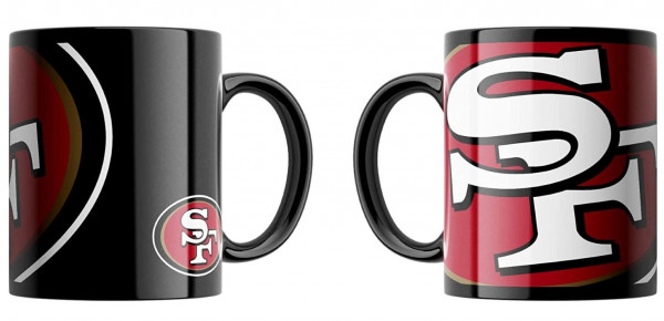VertriebsArena SAN FRANCISCO 49ers Kaffeetasse, Rot/Schwarz