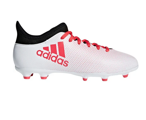 Adidas X 17.3 FG Herren Fußballschuhe, White/Red/Black