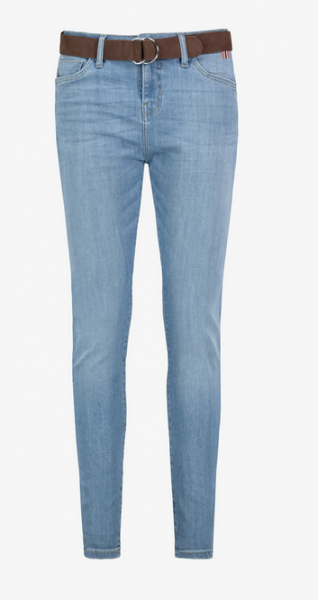 Sublevel Damen Slim Fit Jeans, Light Blue