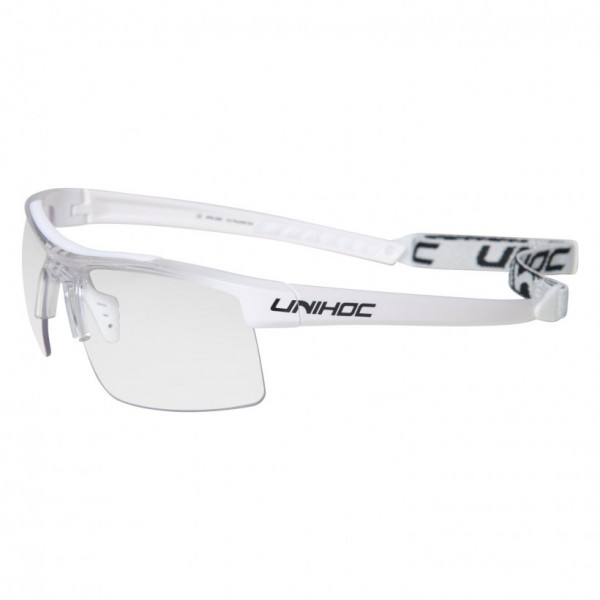 Unihoc ENERGY Senior Schutzbrille, Crystal/Weiß