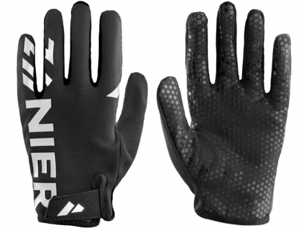 Zanier MTB PRO Unisex Mountainbike Handschuh, Schwarz/Weiß