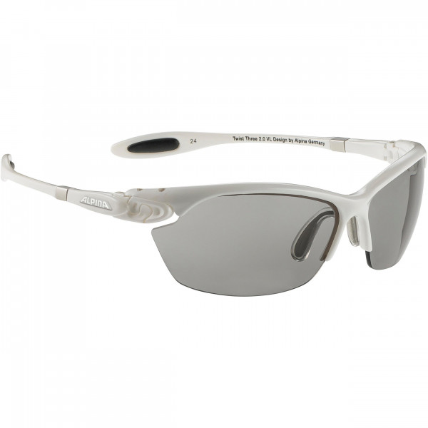 Alpina TWIST THREE 2.0 VL Unisex Sportbrille, White