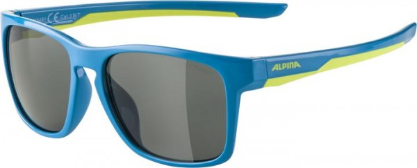Alpina FLEXXY COOL KIDS I Kinder Sonnenbrille, Blue/Lime