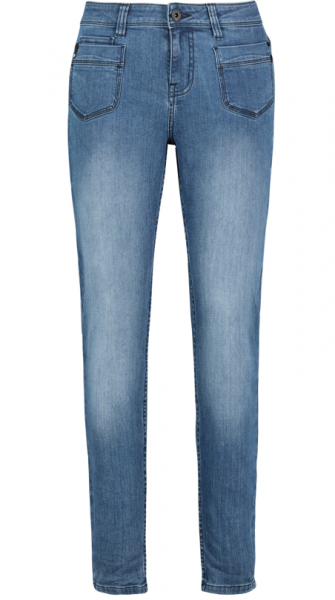 Sublevel Damen Jeans, Middle Blue