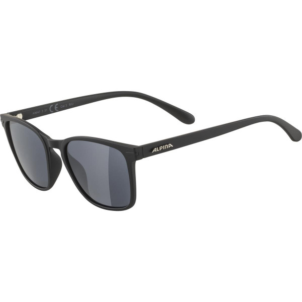 Alpina YEFE Unisex Sonnenbrille, All Black Matt