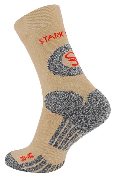 Stark Soul Unisex Trekking Outdoor Socken, Beige