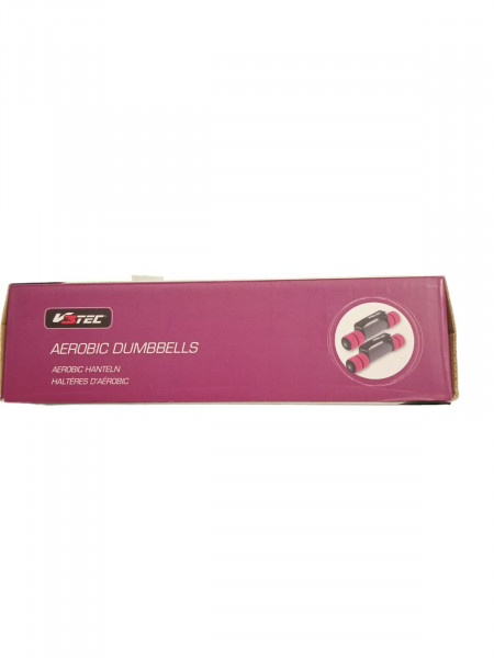 V3Tec Aerobic Hanteln 2x 0,5 kg, Pink