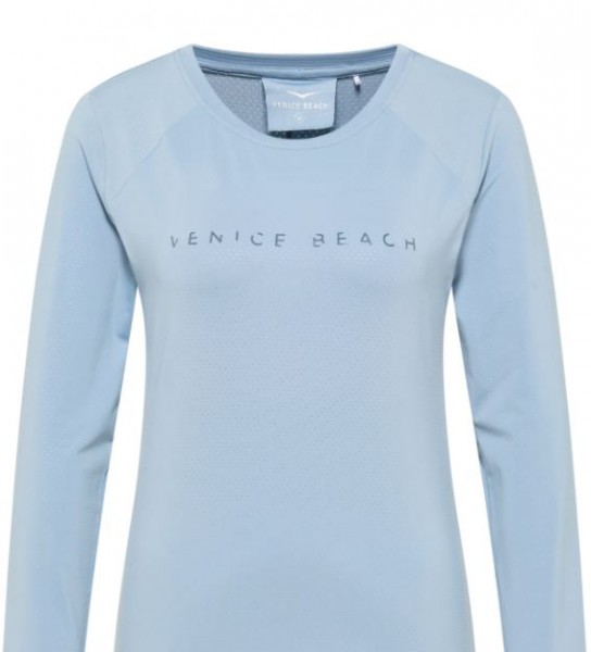 Venice Beach PITTIS Damen Langarmshirt, Dusty Blue