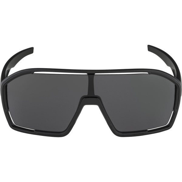 Alpina BONFIRE Unisex Sonnenbrille, All Black Matt