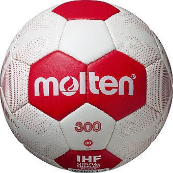 molten H00X300-S0J Kinder Mini Handball, Rot/Weiß