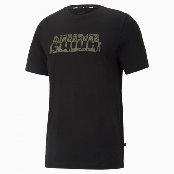 Puma CAMO Herren T-Shirt, Cotton Black