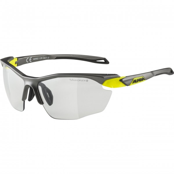 Alpina TWIST FIVE HR Unisex Sportbrille, Tin Matt-Neon Yellow